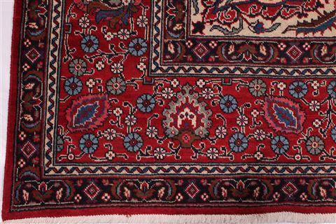 Tabriz Red Hand Knotted 110 X 1410 Area Rug 301-30969 Image 1
