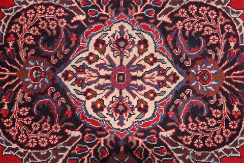 Tabriz Red Hand Knotted 110 X 1410 Area Rug 301-30969 Image 3