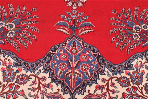 Tabriz Red Hand Knotted 110 X 1410 Area Rug 301-30969 Image 6