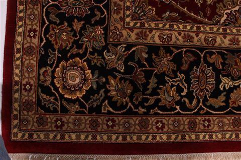Jaipur Red Hand Knotted 120 X 151 Area Rug 301-30971 Image 1