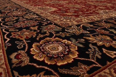 Jaipur Red Hand Knotted 120 X 151 Area Rug 301-30971 Image 2