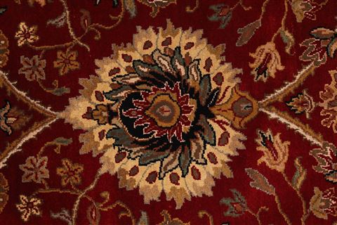Jaipur Red Hand Knotted 120 X 151 Area Rug 301-30971 Image 3