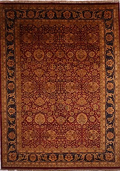 Jaipur Red Hand Knotted 11'11" X 16'1"  Area Rug 301-30973