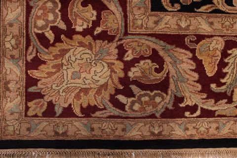 Jaipur Black Hand Knotted 1111 X 149 Area Rug 301-30976 Image 1