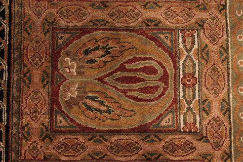 Jaipur Beige Hand Knotted 120 X 146 Area Rug 301-30978 Image 5
