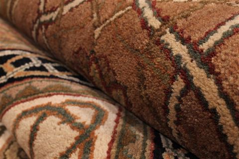 Jaipur Beige Hand Knotted 120 X 146 Area Rug 301-30978 Image 9