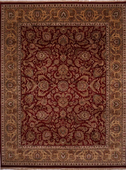 Jaipur Red Hand Knotted 1110 X 152 Area Rug 301-30979 Image 0