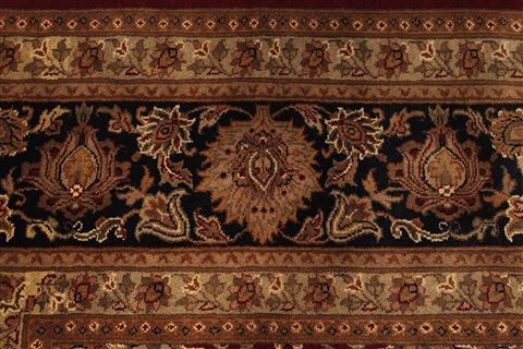 Jaipur Red Hand Knotted 120 X 151 Area Rug 301-30980 Image 1
