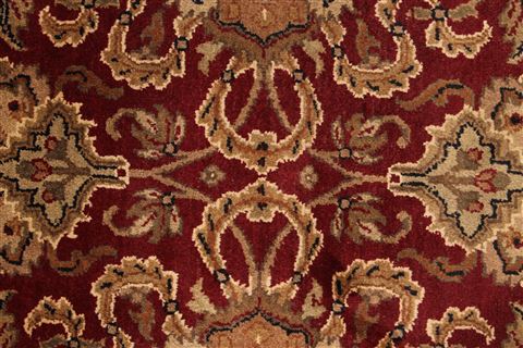 Jaipur Red Hand Knotted 120 X 151 Area Rug 301-30980 Image 4