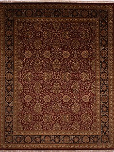 Jaipur Red Hand Knotted 12'0" X 15'1"  Area Rug 301-30980