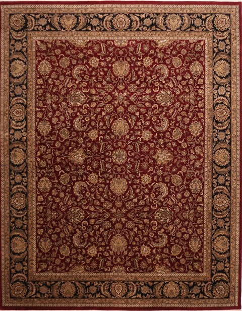 Jaipur Red Hand Knotted 120 X 150 Area Rug 301-30981 Image 0