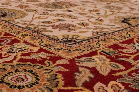 Jaipur Beige Hand Knotted 101 X 143 Area Rug 301-30985 Image 2
