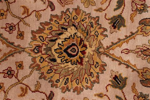 Jaipur Beige Hand Knotted 101 X 143 Area Rug 301-30985 Image 3