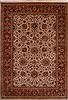 Jaipur Beige Hand Knotted 101 X 143 Area Rug 301-30985 Thumb 0