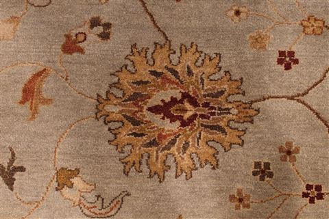 Jaipur Grey Hand Knotted 99 X 147 Area Rug 301-30986 Image 7
