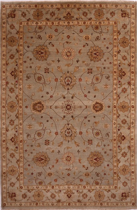 Jaipur Grey Hand Knotted 99 X 147 Area Rug 301-30986 Image 0