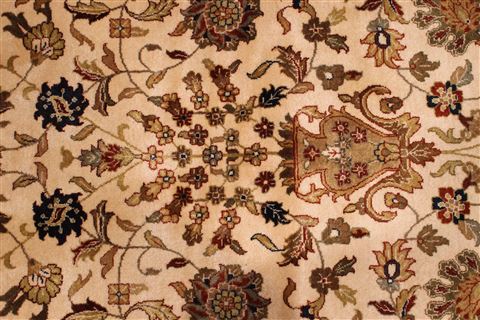 Jaipur Beige Hand Knotted 99 X 141 Area Rug 301-30987 Image 3