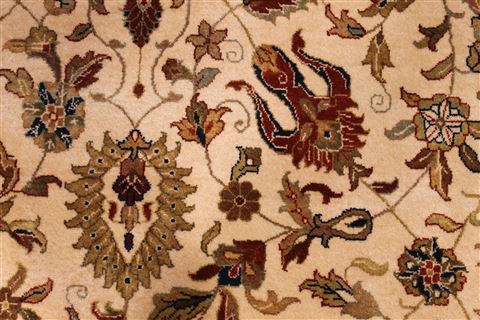Jaipur Beige Hand Knotted 99 X 141 Area Rug 301-30987 Image 4