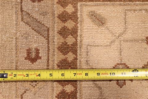 Oushak Yellow Hand Knotted 129 X 148 Area Rug 301-30991 Image 9