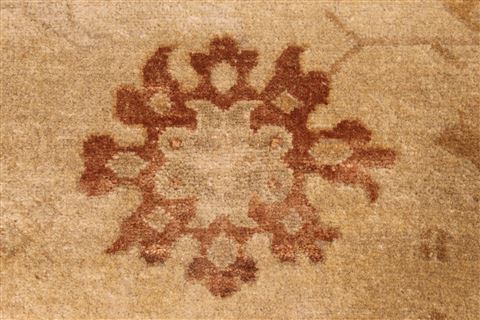 Oushak Beige Hand Knotted 126 X 1411 Area Rug 301-30994 Image 5