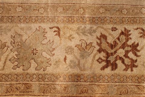 Oushak Beige Hand Knotted 126 X 1411 Area Rug 301-30994 Image 8