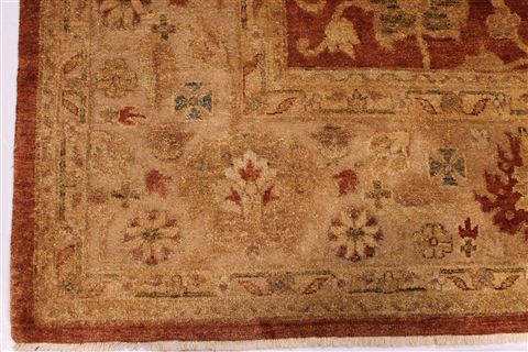 Oushak Brown Hand Knotted 120 X 150 Area Rug 301-30998 Image 1