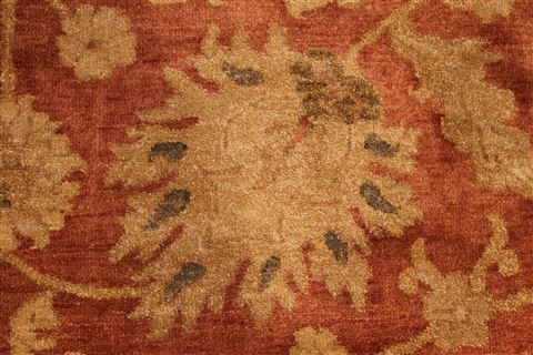 Oushak Brown Hand Knotted 120 X 150 Area Rug 301-30998 Image 3