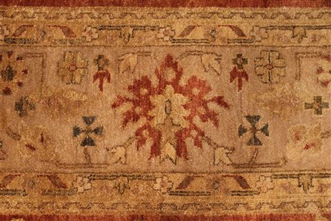 Oushak Brown Hand Knotted 120 X 150 Area Rug 301-30998 Image 6
