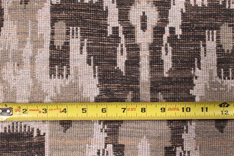 Modern-Contemporary Black Hand Knotted 1110 X 147 Area Rug 301-30999 Image 5