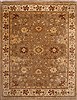 Oushak Beige Hand Knotted 126 X 155  Area Rug 301-31000 Thumb 0
