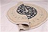 Nain Blue Round Hand Knotted 70 X 70 Area Rug 254-31014 Thumb 6