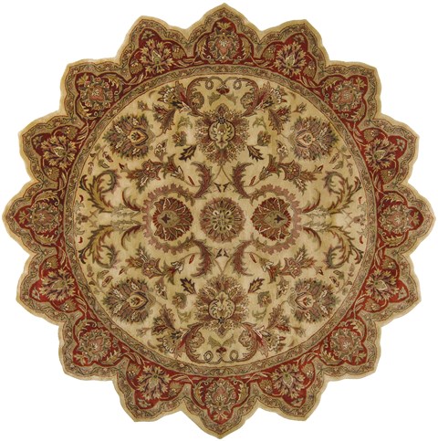 Surya Ancient Treasures Yellow Star 80 X 80 Area Rug A111-8STR 800-31039 Image 0