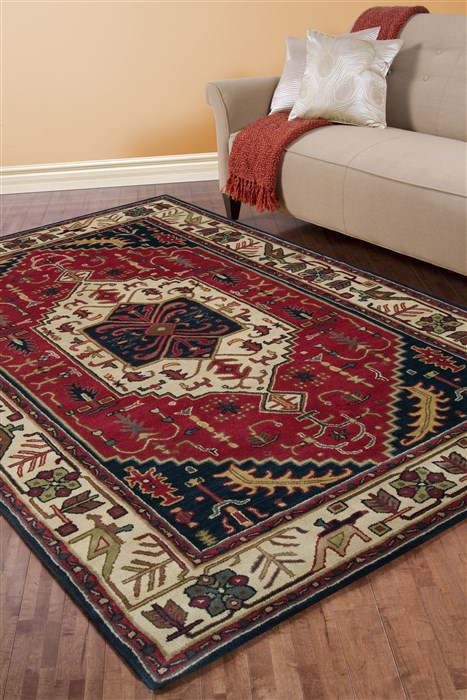 Surya Ancient Treasures Red Runner 26 X 80 Area Rug A134-268 800-31049 Image 2