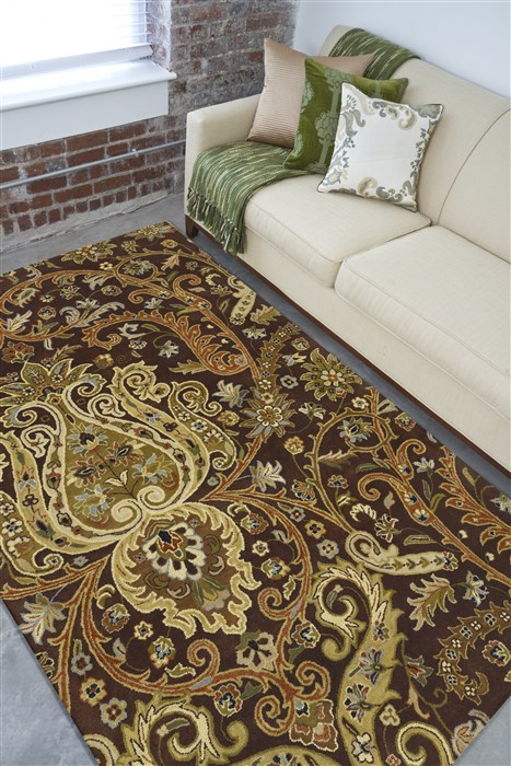 Surya Ancient Treasures Brown 33 X 53 Area Rug A141-3353 800-31057 Image 2