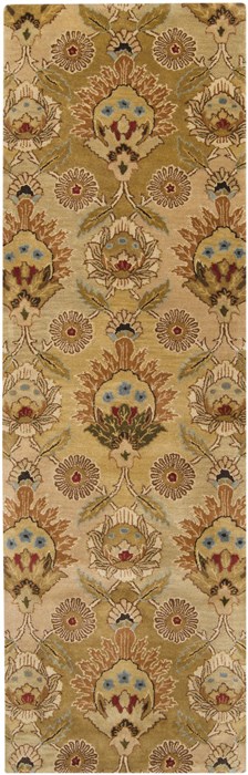 Surya Ancient Treasures Yellow Runner 26 X 80 Area Rug A142-268 800-31063 Image 0