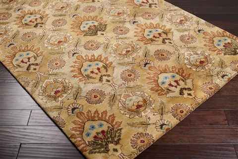 Surya Ancient Treasures Yellow 80 X 110 Area Rug A142-811 800-31066 Image 1