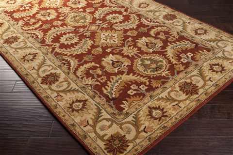 Surya Ancient Treasures Red 90 X 130 Area Rug A147-913 800-31075 Image 1