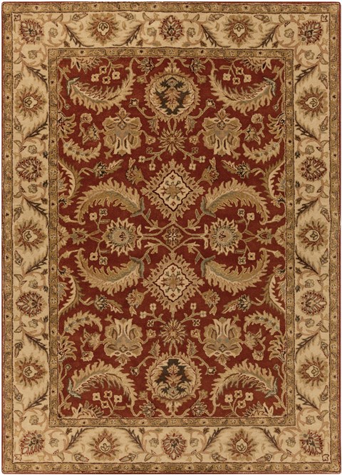 Surya Ancient Treasures Red 90 X 130 Area Rug A147-913 800-31075 Image 0