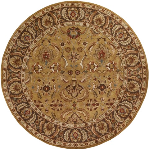 Surya Ancient Treasures White Round 80 X 80 Area Rug A157-8RD 800-31104 Image 0