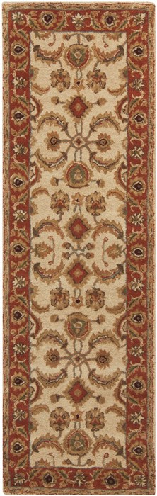 Surya Ancient Treasures White Runner 26 X 80 Area Rug A160-268 800-31107 Image 0