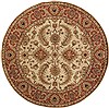 Surya Ancient Treasures White Round 80 X 80 Area Rug A160-8RD 800-31111 Thumb 0