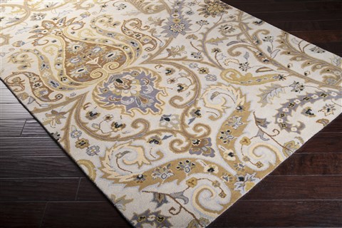 Surya Ancient Treasures Grey 90 X 130 Area Rug A165-913 800-31119 Image 1