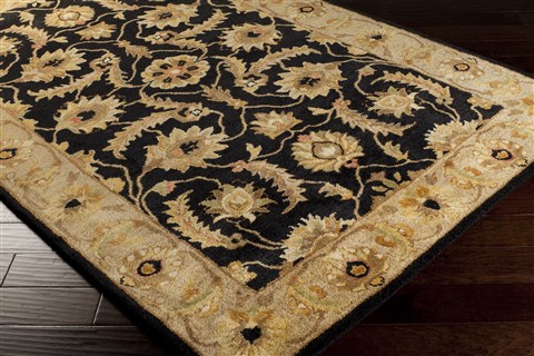 Surya Ancient Treasures Black 80 X 110 Area Rug A171-811 800-31124 Image 1