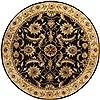 Surya Ancient Treasures Black Round 80 X 80 Area Rug A171-8RD 800-31125 Thumb 0