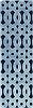 Surya Abigail Blue Runner 26 X 80 Area Rug ABI9011-268 800-31243 Thumb 0