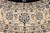 Nain Blue Round Hand Knotted 69 X 69 Area Rug 254-31316 Thumb 1