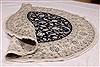 Nain Blue Round Hand Knotted 69 X 69 Area Rug 254-31316 Thumb 4