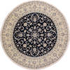 Nain Blue Round Hand Knotted 69 X 69  Area Rug 254-31316 Thumb 0