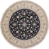 Nain Blue Round Hand Knotted 69 X 69 Area Rug 254-31316 Thumb 0
