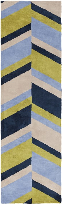 Surya Abigail Blue Runner 26 X 80 Area Rug ABI9037-268 800-31344 Image 0